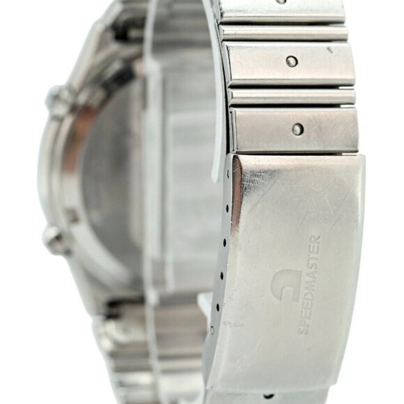 Rare 39mm Vintage Seiko Black Dial Chronograph Japan Quartz Watch Ref: 7A28-701A - Picture 6 of 10